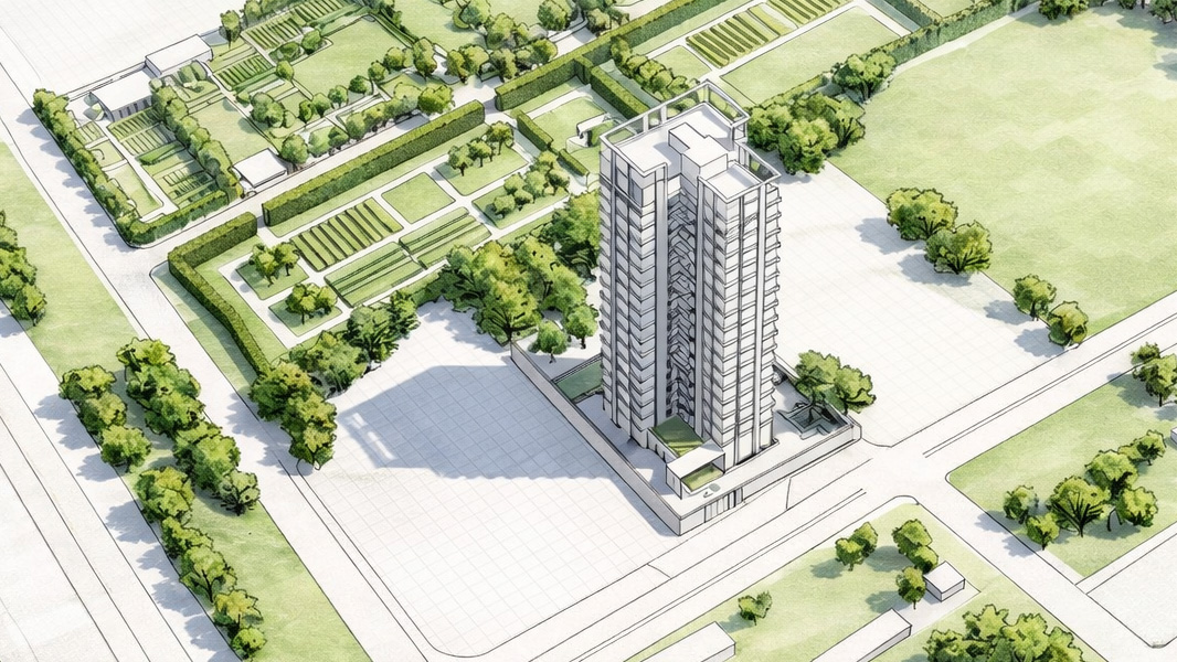 51% Green & Open Spaces